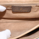 GUCCI GG Supreme Web Sherry Line Shoulder Bag PVC Beige 10 02 051 Auth 147497-11