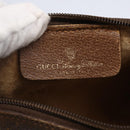 GUCCI GG Supreme Web Sherry Line Bag PVC Beige Gold 89 02 018 Auth 147498-18