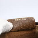 GUCCI GG Supreme Web Sherry Line Bag PVC Beige Gold 89 02 018 Auth 147498-12