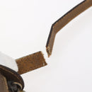 GUCCI GG Supreme Web Sherry Line Bag PVC Beige Gold 89 02 018 Auth 147498-8