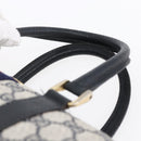 GUCCI GG Supreme Sherry Line Boston Bag PVC Navy Gold 40 3841 Auth 147499-8