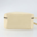 GUCCI Bamboo Hand Bag Enamel 2way Outlet White Gold 000 270 0323 Auth 147500-5