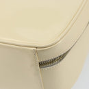 GUCCI Bamboo Hand Bag Enamel 2way Outlet White Gold 000 270 0323 Auth 147500-16