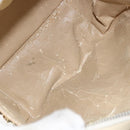 GUCCI Bamboo Hand Bag Enamel 2way Outlet White Gold 000 270 0323 Auth 147500-9