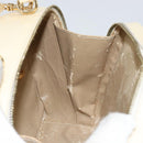 GUCCI Bamboo Hand Bag Enamel 2way Outlet White Gold 000 270 0323 Auth 147500-22