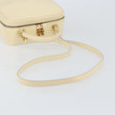 GUCCI Bamboo Hand Bag Enamel 2way Outlet White Gold 000 270 0323 Auth 147500-8