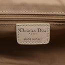 Christian Dior Trotter Canvas Romantic Tote Bag PVC Beige Silver Auth 147501-17