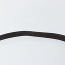 Christian Dior Trotter Canvas Shoulder Bag Brown Gold Auth 147503-8