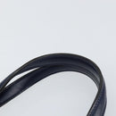 Salvatore Ferragamo Vala Hand Bag Nylon Navy Gold Auth 147506-8