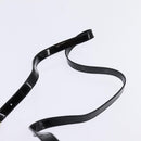 Salvatore Ferragamo Vala Hand Bag Enamel 2way Black Gold Auth 147507-15