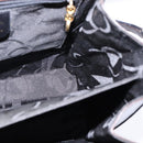 Salvatore Ferragamo Gancini Hand Bag Leather 2way Brown Gold Auth 147511-20