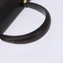 Salvatore Ferragamo Gancini Hand Bag Leather 2way Brown Gold Auth 147511-7