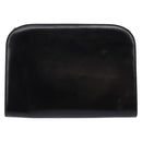 Salvatore Ferragamo Gancini Chain Hand Bag Leather Black Gold Auth 147513-2