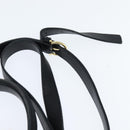 Salvatore Ferragamo Gancini Sophia Hand Bag Leather 2way Black Gold Auth 147516-9