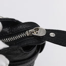 Salvatore Ferragamo Gancini Tote Bag Leather Black Silver Auth 147518-10