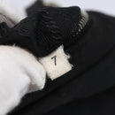 PRADA Shoulder Bag Nylon Leather Beige Silver Auth 147523-12