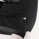 PRADA Shoulder Bag Nylon Black Silver Auth 147527-9