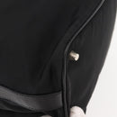 PRADA Shoulder Bag Nylon Black Silver Auth 147527-15