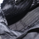 PRADA Shoulder Bag Nylon Black Silver Auth 147527-11