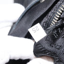 PRADA Shoulder Bag Nylon Black Silver Auth 147527-12