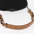 PRADA Shoulder Bag Nylon Black Silver Auth 147527-7