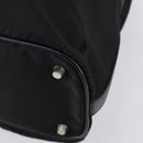 PRADA Shoulder Bag Nylon Black Silver Auth 147531-15