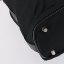 PRADA Shoulder Bag Nylon Black Silver Auth 147531-16