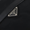 PRADA Shoulder Bag Nylon Black Silver Auth 147531-17