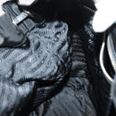 PRADA Shoulder Bag Nylon Black Silver Auth 147531-22