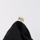 PRADA Shoulder Bag Nylon Black Silver Auth 147531-12