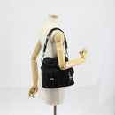 PRADA Shoulder Bag Nylon Black Silver Auth 147531-25