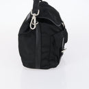 PRADA Shoulder Bag Nylon Black Silver Auth 147531-4