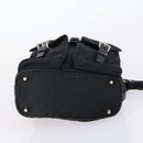 PRADA Shoulder Bag Nylon Black Silver Auth 147531-5