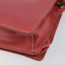 Miu Miu Shoulder Bag Leather Pink Gold Auth 147535-15