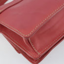 Miu Miu Shoulder Bag Leather Pink Gold Auth 147535-16