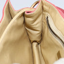 Miu Miu Shoulder Bag Leather Pink Gold Auth 147535-20