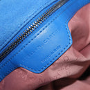 Stella MacCartney Falabella Chain Bag Polyester Blue Silver 261063 Auth 147537-17