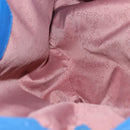 Stella MacCartney Falabella Chain Bag Polyester Blue Silver 261063 Auth 147537-11