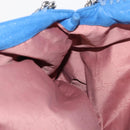 Stella MacCartney Falabella Chain Bag Polyester Blue Silver 261063 Auth 147537-19