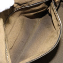 FENDI Zucca Canvas Vanity Bag Black Brown Auth 147539-21