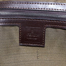 FENDI Zucca Canvas Mamma Baguette Tote Bag Black Brown Auth 147540-19