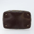 FENDI Zucca Canvas Tote Bag Black Brown Auth 147544-5