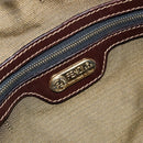 FENDI Zucca Canvas Tote Bag Black Brown Auth 147544-21