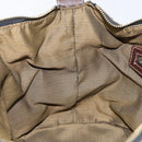 FENDI Zucca Canvas Tote Bag Black Brown Auth 147544-23