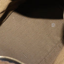 FENDI Zucca Canvas Vanity Bag Black Brown Auth 147545-12