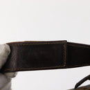 FENDI Zucca Canvas Vanity Bag Black Brown Auth 147545-8