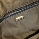 FENDI Zucca Canvas Vanity Bag Black Brown Auth 147546-18