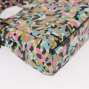 FENDI Micro Peek A Boo Hand Bag Leather Multicolor Auth 147549-10