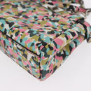 FENDI Micro Peek A Boo Hand Bag Leather Multicolor Auth 147549-15