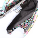 FENDI Micro Peek A Boo Hand Bag Leather Multicolor Auth 147549-11